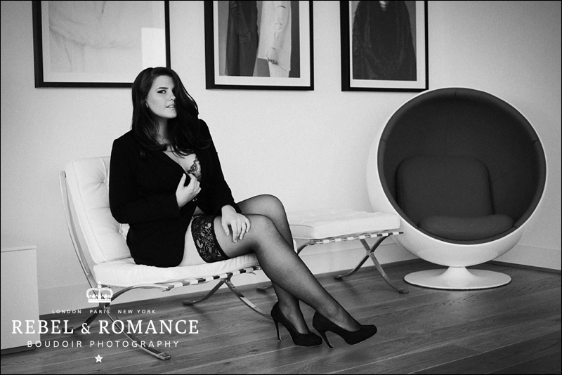 Lucy In A Sky High London Penthouse Rebel And Romance Boudoir Photography 3102