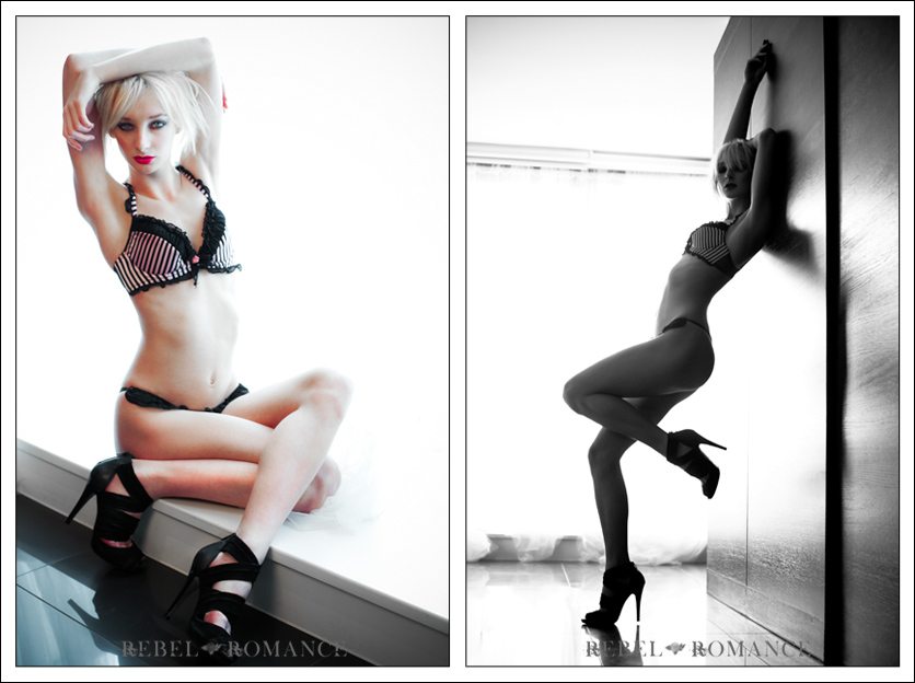 silhouette of model in a london boudoir photography session