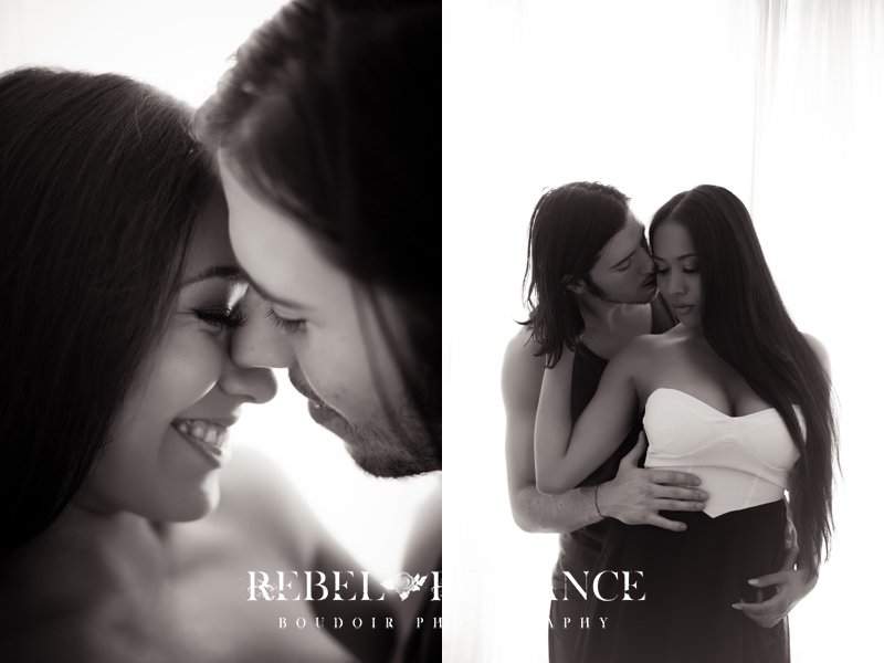 Couples Boudoir Photography Rebel & Romance Boudoir London_030 intimate couples shoot London, backlit white background with soft light wrapping around a couple