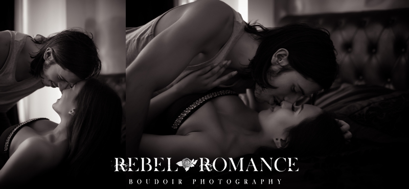Couples Boudoir Photography Rebel & Romance Boudoir London_043 intimate couples photography, a man and woman kissing on a bed