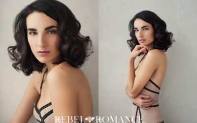 London Boudoir Photography: Yvette in the warehouse in her smalls.