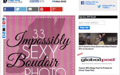 Hot Off the Press: That one time 1.7 million people saw Rebel & Romance Boudoir Photography on Buzzfeed