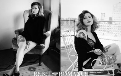 Sneak Peeks: Curvy Lauren’s retro styled NYC boudoir session