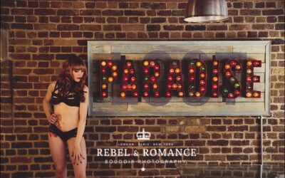 Paradise Lost: an edgy boudoir photography shoot in Little Italy, London