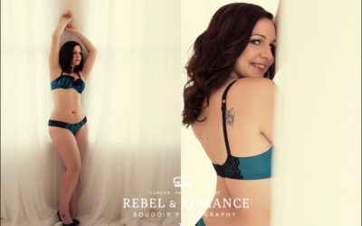 Curvy Aurelie’s boudoir shoot in London