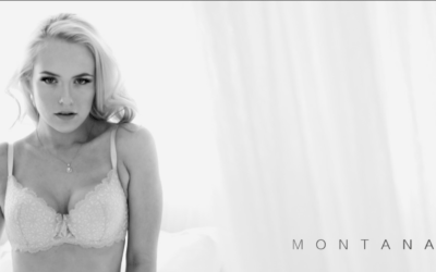 Boudoir Video: Montana in black and white