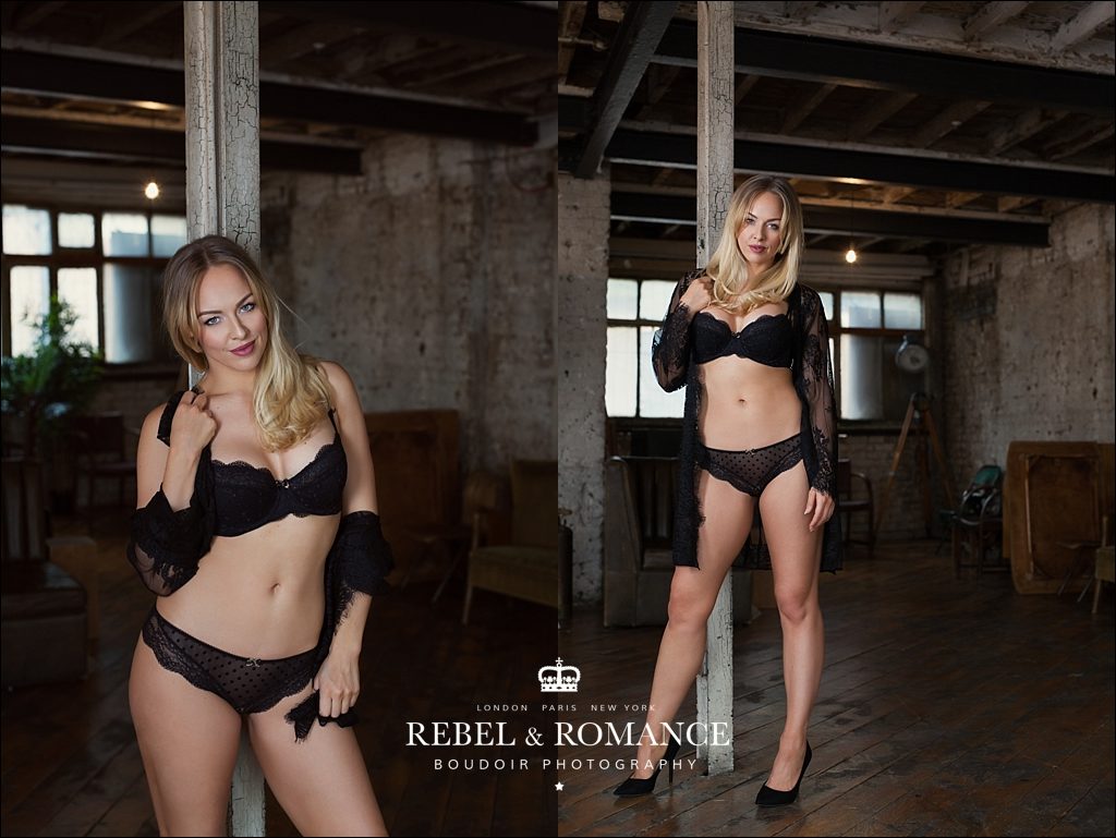 lingerie photography in london warehouse