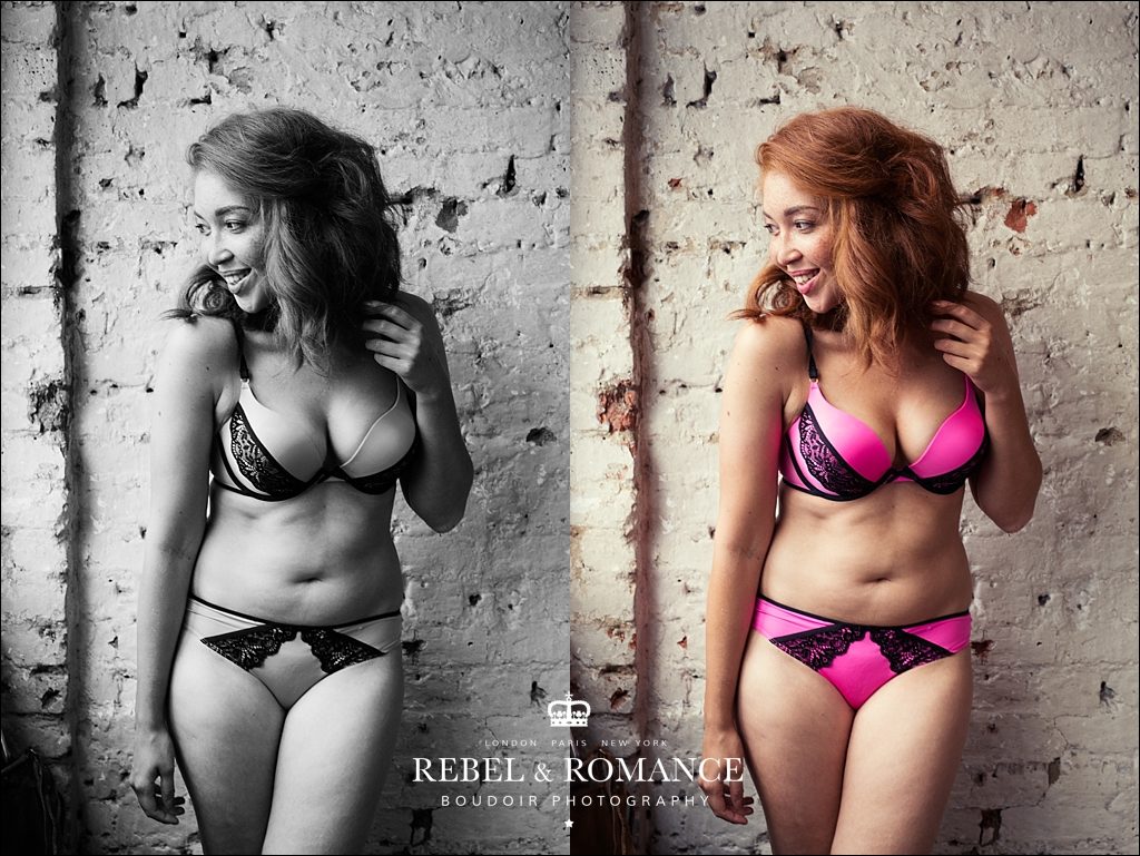 no retouching lingerie photo shoot