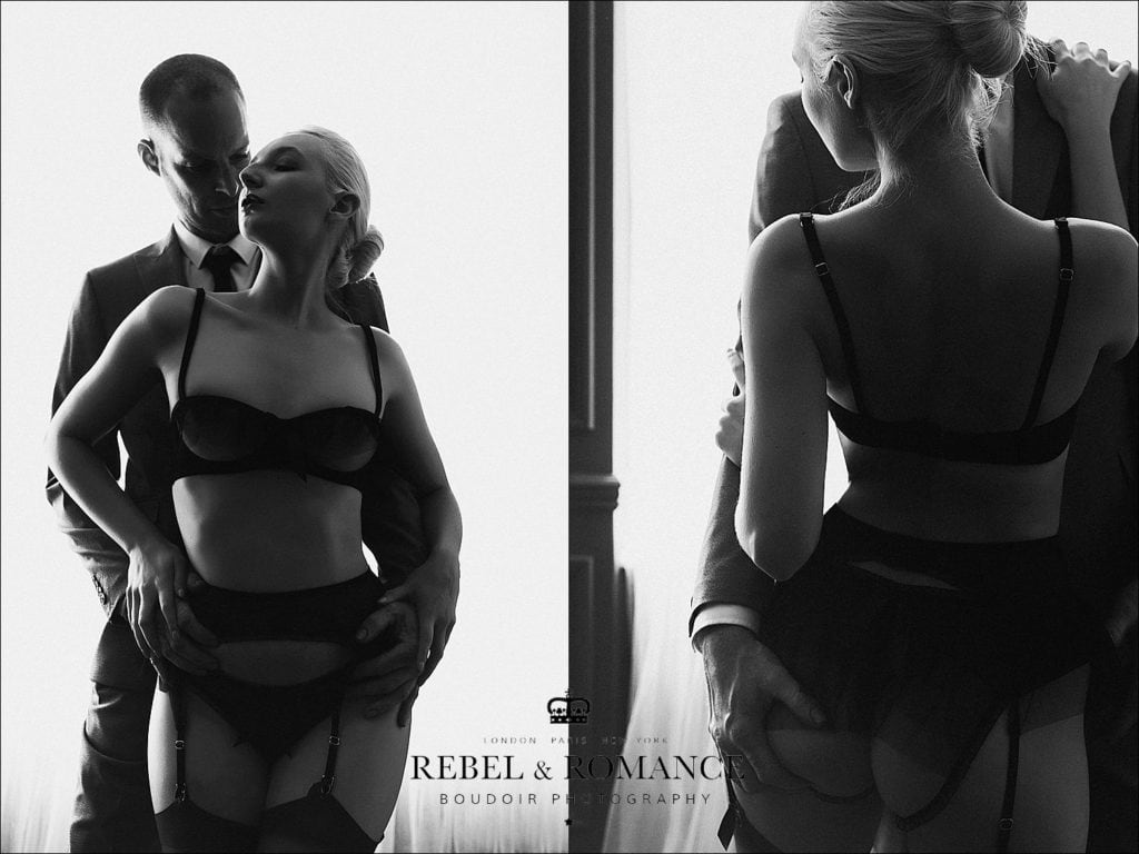 couples boudoir photo shoot