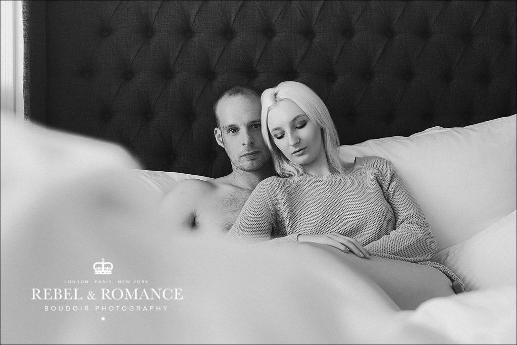 couples boudoir photo shoot