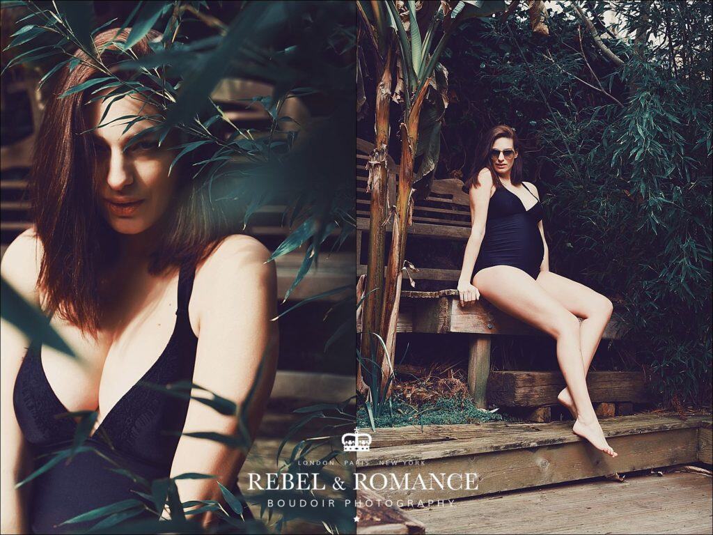 sexy pregnancy photo shoot in tropical setting miami 