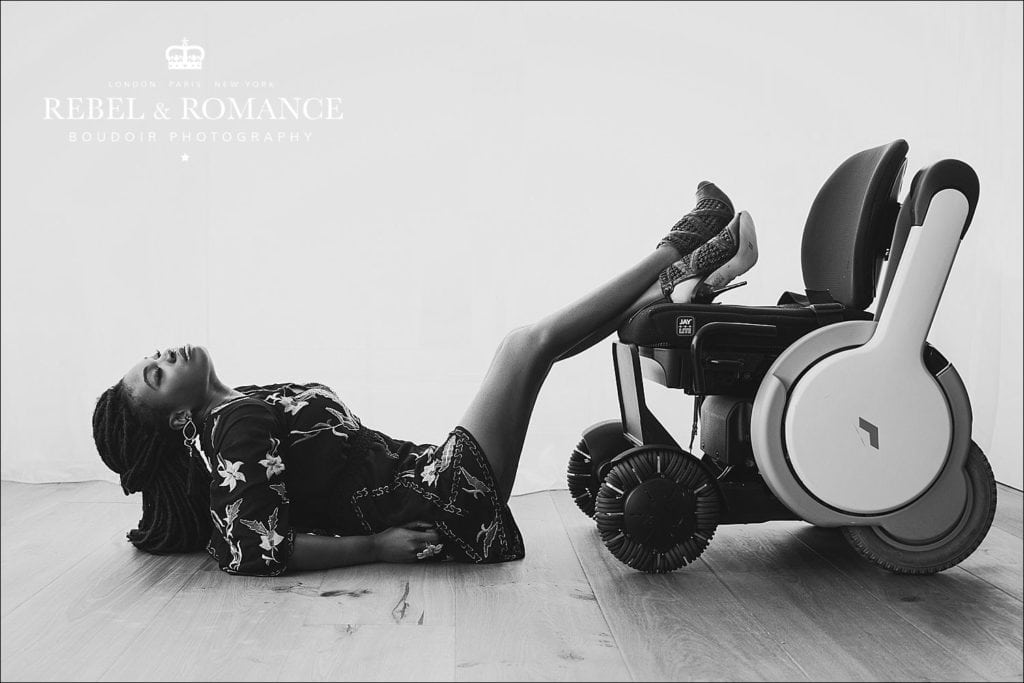 boudoir photography for wheelchair users london