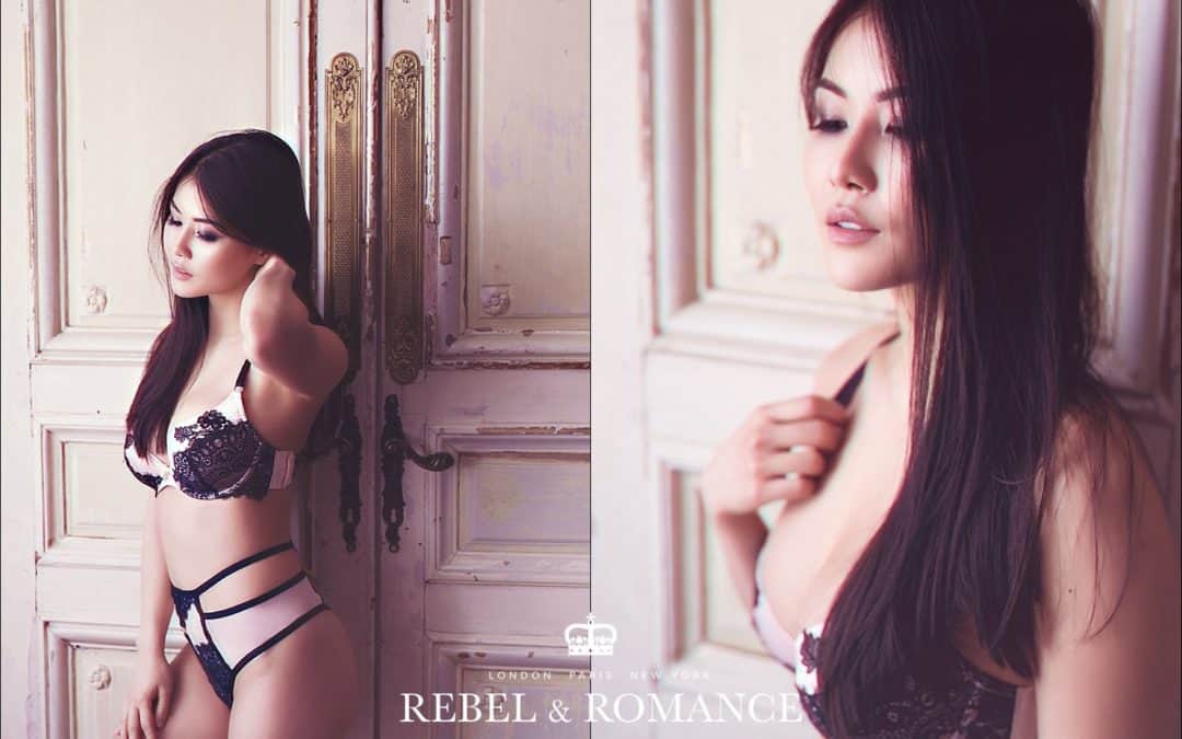 Nicole in Hunkemoller, Coco de Mer, and vintage fur: glamour photography london