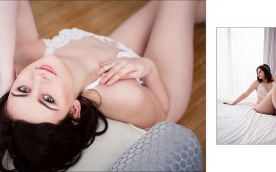 Charlotte’s Bridal Boudoir Album Layout